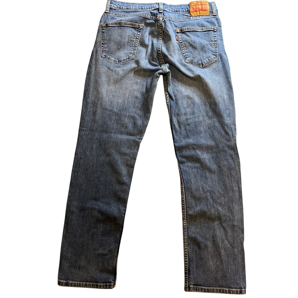 Levis 511 Slim Fit Jeans Mens 34x32 Blue Denim Pants Great Wash Minimalist